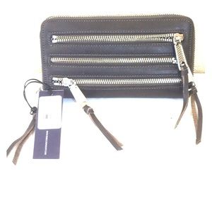 Rebecca Minkoff Three Zip Wallet - new with tags